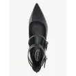 Scoop Women's Faux Leather Pointed Toe Strappy Kitten Heels - 5