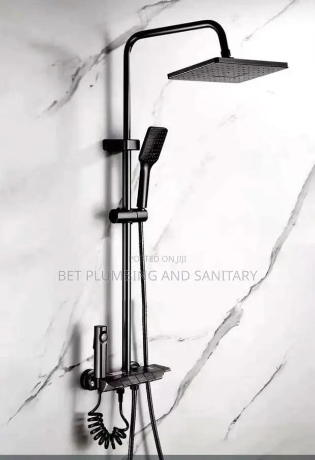 Imported 4-in-1 Piano Shower Bathroom Set - 1
