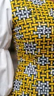 Yellow Ankara Peplum Dress - Elegant Women's Outfit - 3