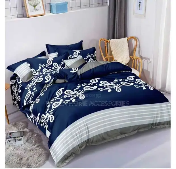 Adam Home Double Size Bedsheets with 2 Pillow Cases - 1