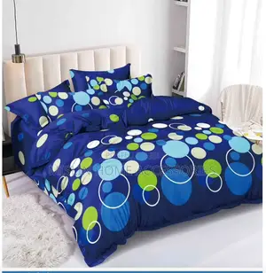 Adam Home Double Bedsheets - Multicolor