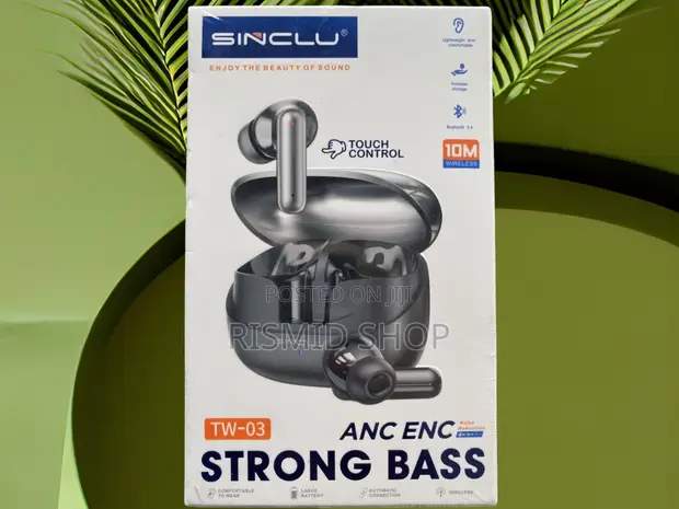 Sinclu TW-03 Extra Bass Bluetooth Earphones - 1