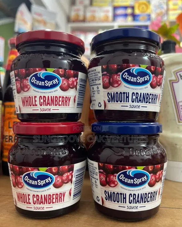Organic Cranberry Sauce (Smooth & Whole) 300g - 1