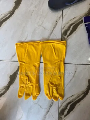 Chemical Gloves - Large, Rubber
