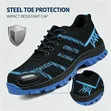 Men's Extra Lightweight Breathable Composite Toe Work Shoes - 1