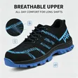 Men's Extra Lightweight Breathable Composite Toe Work Shoes - 2