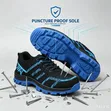 Men's Extra Lightweight Breathable Composite Toe Work Shoes - 3