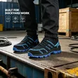Men's Extra Lightweight Breathable Composite Toe Work Shoes - 4