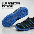 Men's Extra Lightweight Breathable Composite Toe Work Shoes - 5