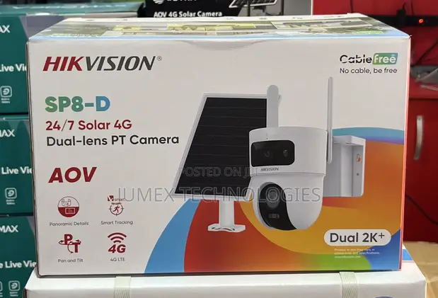 Hikvision SP8 Dual Lens 4G Solar Camera - 1