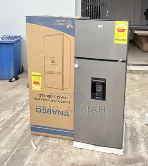 Brand New Nasco 210L 2-Door Fridge with Water Dispenser (Nasf2-250fld)