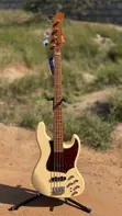 Luxars Active 4-String Bass Guitar - 1