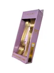 Tahari 10-Piece Gold Dinner Forks Set - 1