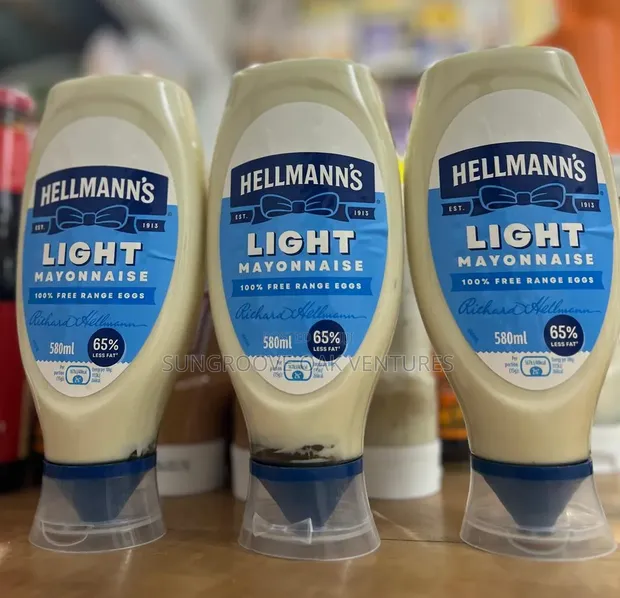 Hellmann's Light Mayonnaise Squeeze 580ml - 1