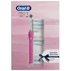 Oral-B Pro 1 680 Rechargeable Toothbrush - Pink