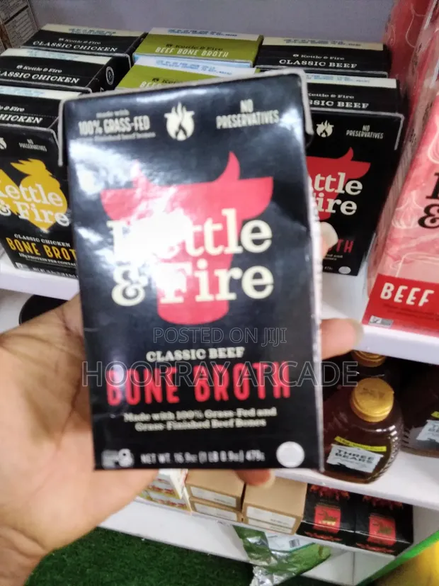 Kettle & Fire Classic Beef Bone Broth 425g - 1