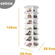 Rotating Shoe and Bag Rack - 1