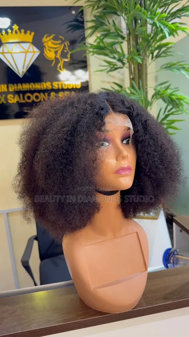 Afro Kinky Human Hair Wig - 1
