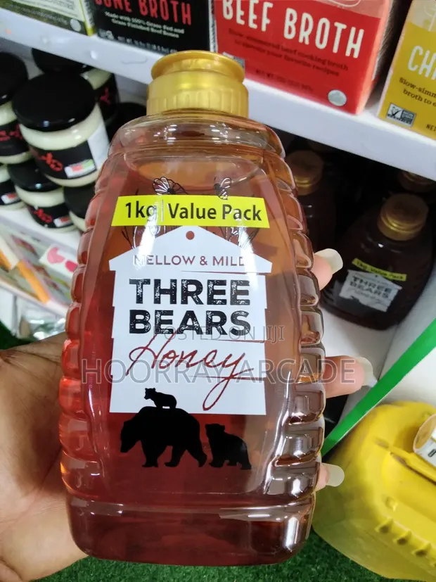 Three Bears Mellow Mild Honey 1kg Value Pack - 1