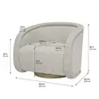 Accent Swivel Chair - Henredon Aspen Hill Fabric - 1