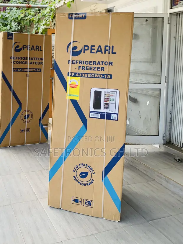 Pearl PF-433BBGWD 309L 2-Door Bottom-Mount Refrigerator - 1