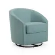 Swivel Gliding Chair (Light Blue) - 1