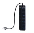7-Port USB Hub with Individual Switches - 1