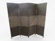 4-Panel Braided Paper Room Divider - 1