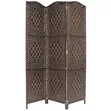 4-Panel Braided Paper Room Divider - 4