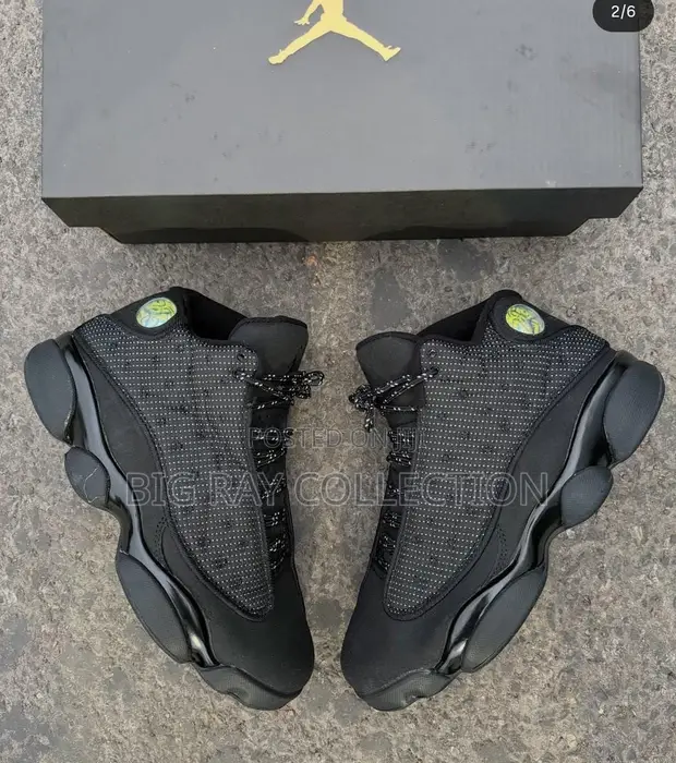 Jordan 13 Retro All Black Sneakers - 1