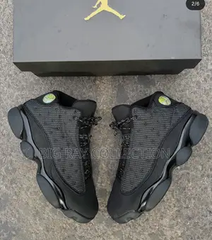 Jordan 13 Retro All Black Sneakers