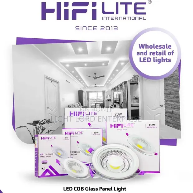 SRS HiFi LED Glass Panel Recessed Light (18W/12W/6W/3W) - 1