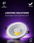 SRS HiFi LED Glass Panel Recessed Light (18W/12W/6W/3W) - 2