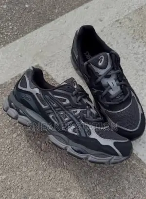 Asics Gel NYC Graphite Grey Black Sneakers