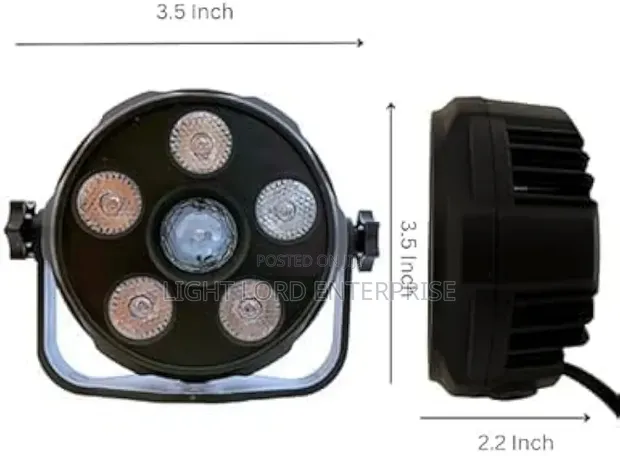 Vibrant 6m LED Mini Par Light - 1
