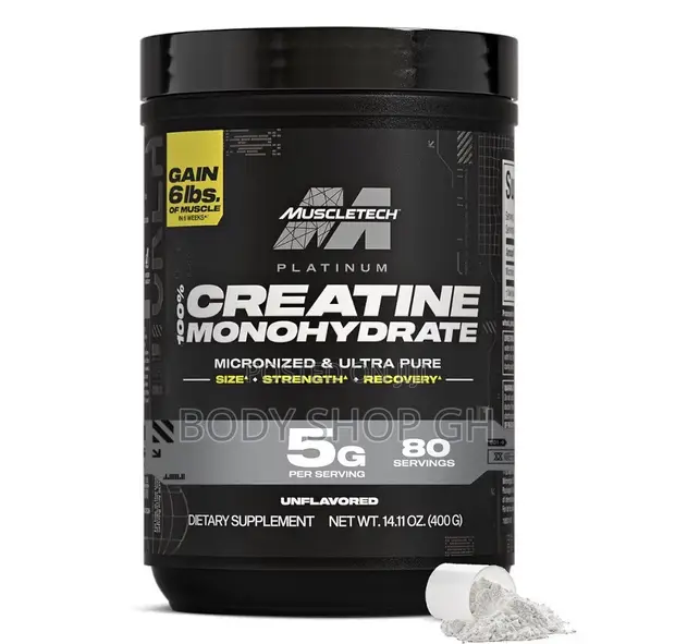 MuscleTech Platinum 100% Creatine Monohydrate - 80 Scoops - 1