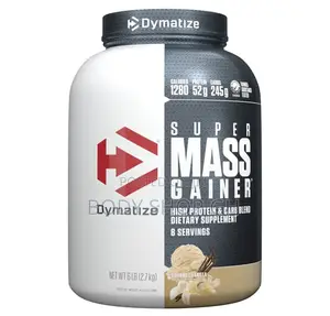 Dymatize Super Mass Gainer Whey Protein Powder, Gourmet Vanilla