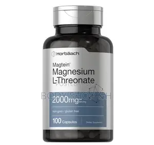 Horbaach Magtein Magnesium L-Threonate | 2000mg | 100 Capsules