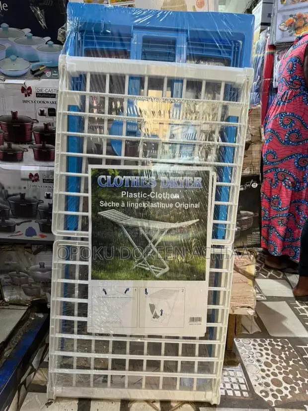 Original Foldable Plastic Clothes Dryer Rack - 1