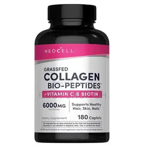 NeoCell Collagen Peptides with Vitamin C + Biotin | 180 Tablets