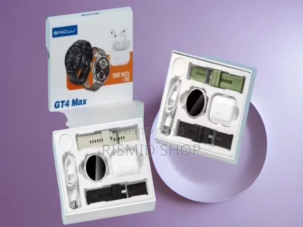 SINCLU GT4 MAX Smartwatch & TWS Earbuds Bundle - 1