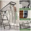 Durable Clothes Rack with Wheels - 2