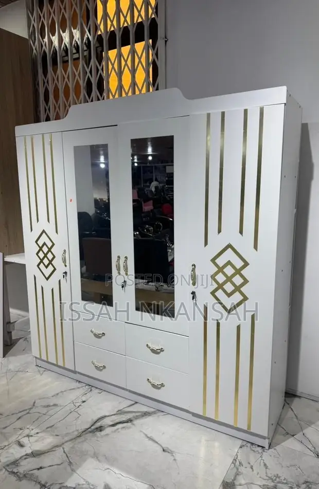 VIG Furniture 4-Door Freestanding Wardrobe - 1