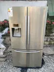 Samsung 3-Door Side-by-Side Refrigerator with Water/Ice Dispenser - 1