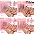 French Tips Nail Set with LED Light - 4