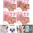 French Tips Nail Set with LED Light - 5