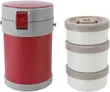 Fulaijia 3-Bowl Insulated Flask (2.3L) - 1
