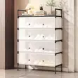Dust Proof Shoe Rack - 5, 6, & 7 Tiers - 1