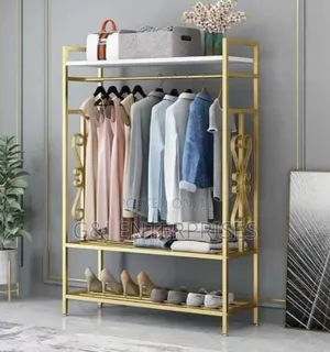 UDEAR Two-Bar Garment Rack