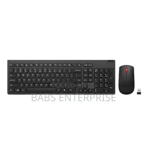 Lenovo Essential Wireless Combo Gen 2 Keyboard and Mouse - Black